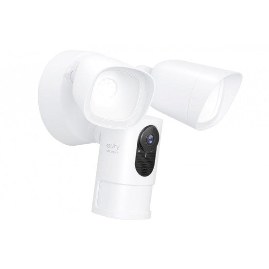 EUFY 2K Floodlight Camera White with AI human detection, 2,500-lumen lights, 2K HD video, two-way audio – Keans Claremorris