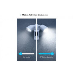 EUFY 2K Floodlight Camera White with motion detection and night vision - available at Keans Claremorris