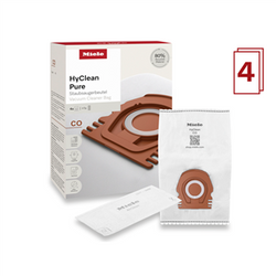 Miele HyClean Pure CO dust bags, 4 pcs pack for vacuum cleaners, high filtration - Keans Claremorris