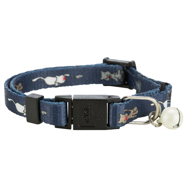 Nylon kitten collar XSmall with bell and elastic strap, adjustable for small cats – Keans Claremorris