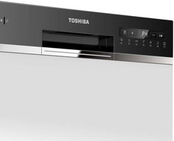 Toshiba Tabletop Dishwasher Steel/Black