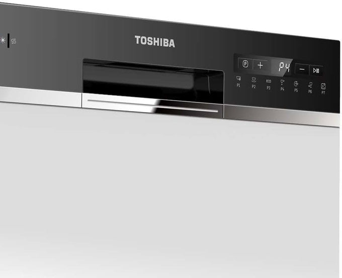 Toshiba Tabletop Dishwasher Steel/Black - Image 5