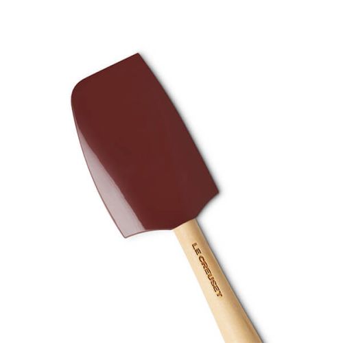 Le Creuset Craft Medium Spatula Garnet - durable silicone spatula, vibrant red, available at Keans Claremorris