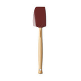 Le Creuset Garnet Medium Spatula with heat-resistant silicone head and wooden handle, dishwasher safe, at Keans Claremorris