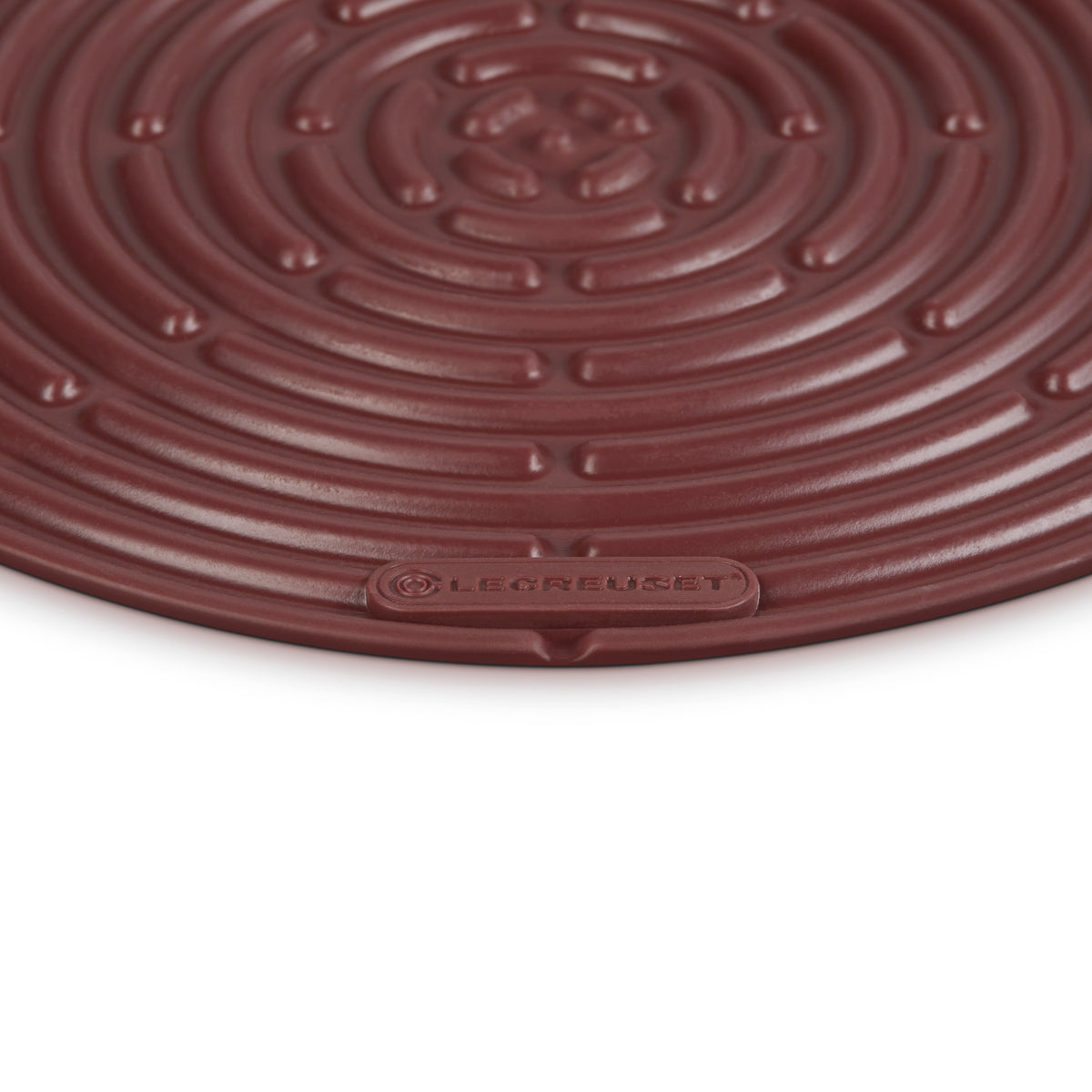 Le Creuset Round Cool Tool Garnet - durable kitchen utensil, vibrant red, available at Keans Claremorris.