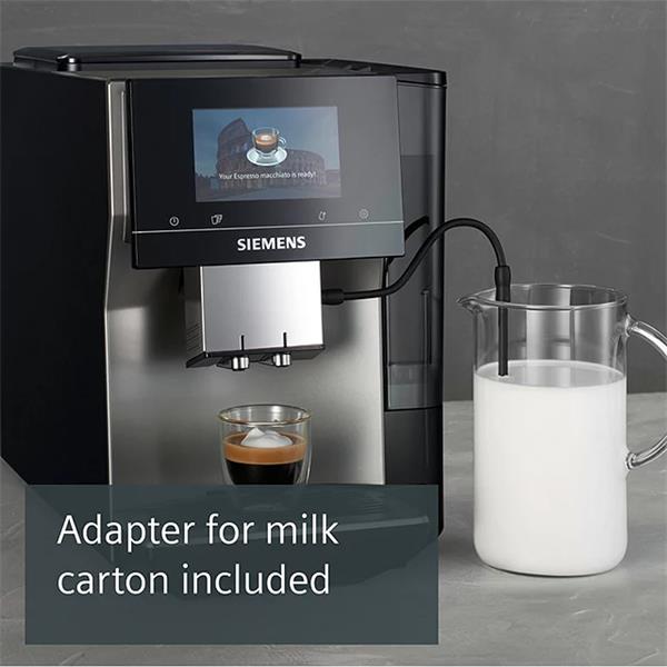 SIEMENS EQ700 classic fully automatic coffee machine in Morning Haze – sleek design, Keans Claremorris store