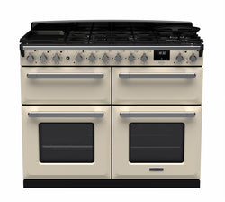 Rangemaster Dual Fuel Estel Deluxe 110cm Slow Cook Oven Chrome Trim