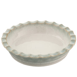 Belleek Living Tivoli Pie Dish, durable blue-grey stoneware, oven-to-table, microwave and dishwasher safe, at Kean’s