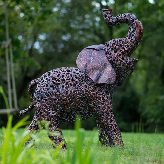 Bronze Elephant Sculpture - Image 2