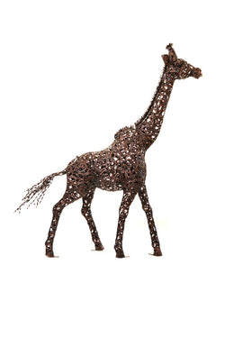 Bronze Giraffe Sculpture