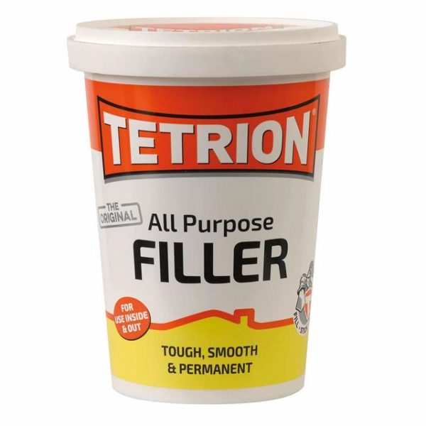 Tetrion All Purpose Ready Mixed Filler 1kg, smooth, super white, water-resistant, versatile for plaster, wood, metal – Keans