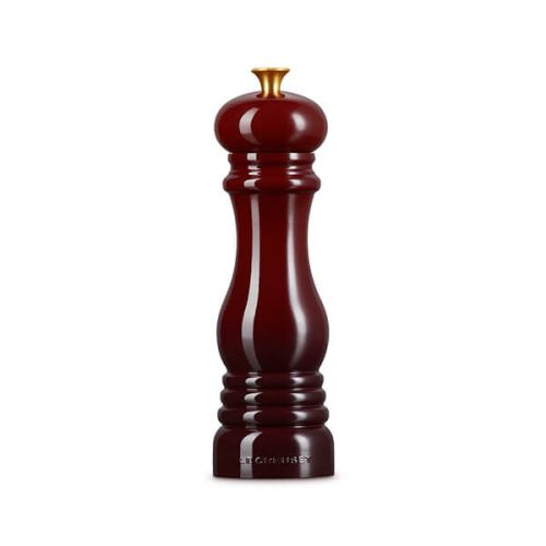 Le Creuset 21cm Garnet Pepper Mill, durable ceramic grinder, stylish kitchen tool - Keans Claremorris