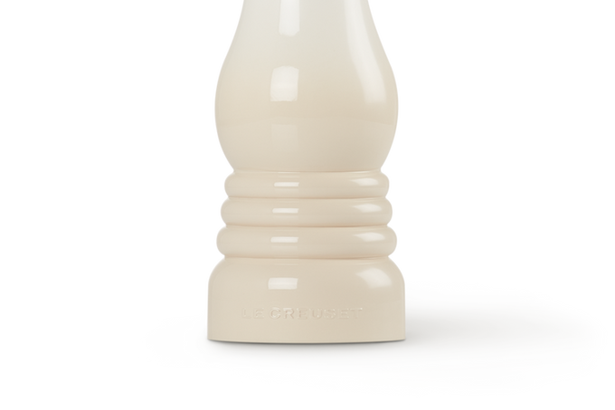 Le Creuset Classic 21cm Salt Mill in Meringue - Durable Ceramic Grinder, Keans Claremorris