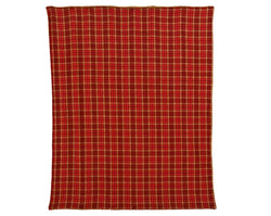 Check Throw – Red – 100% Polyester – 150cm x 130cm