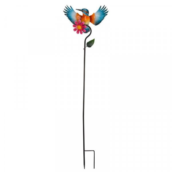 Flowerbirds Barmy Stake garden ornament, decorative bird stake, outdoor garden decor - Keans Claremorris