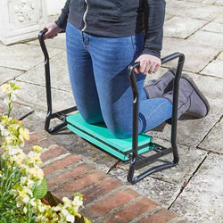 Folding Kneeler Seat with sturdy frame for gardening and comfort - Keans Claremorris