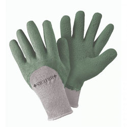 Cosy Gardener Sage Green Gardening Glove Size M8 with extra grip, elasticated cuff, water resistant - Keans Claremorris