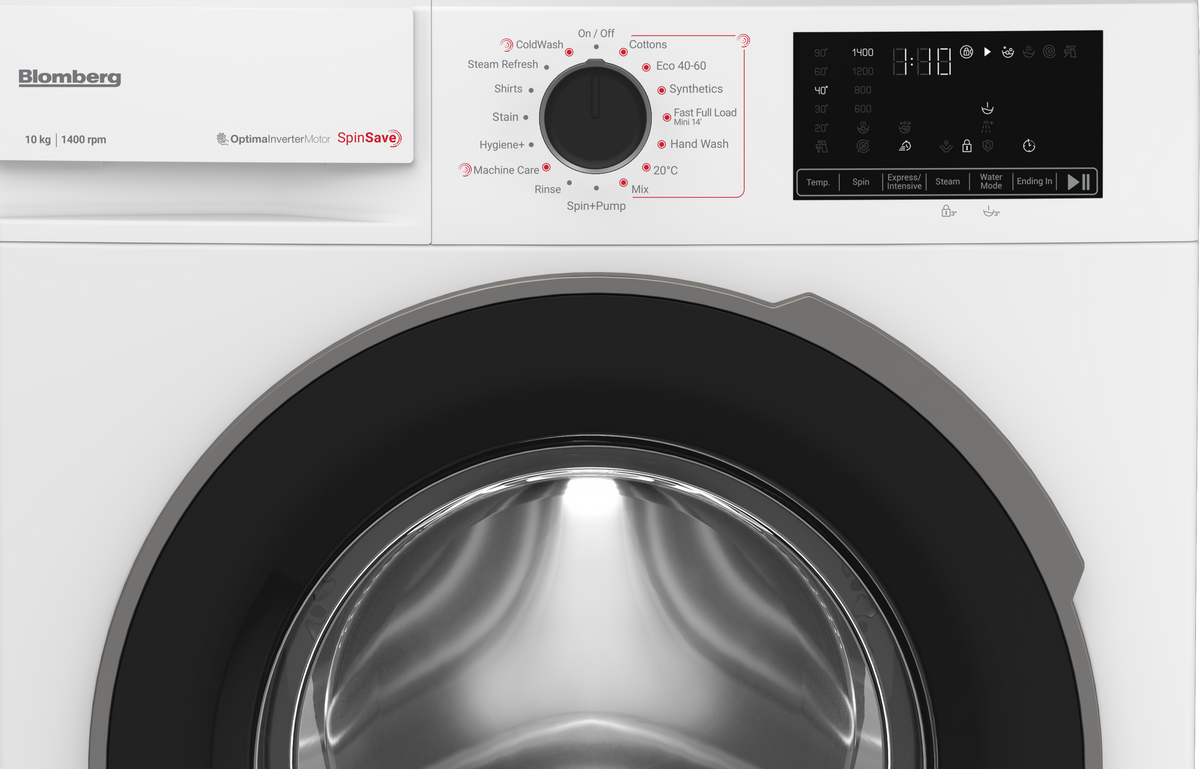 Blomberg 10kg 1400 spin RecycledTub Washing Machine | LWA210461W - Image 5