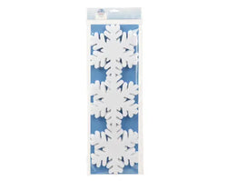 Snowflake Window Border – White 180cmx D.15.5cm