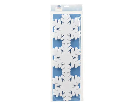 Snowflake Window Border – White 180cmx D.15.5cm - Image 1