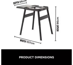 NINJA Woodfire Universal Stand & Side Table 4718J800EUUK sturdy outdoor grill accessory - Keans Claremorris