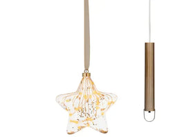 Micro LED Glass Star Decoration – 20cm