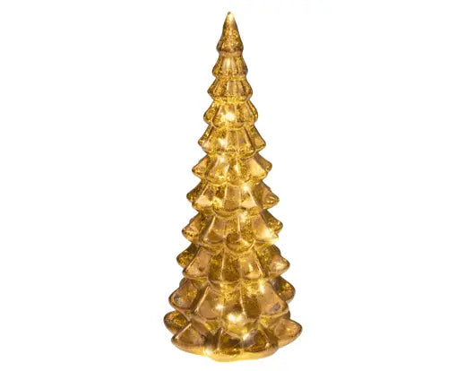 Micro LED Glass Tree – Brown with Warm White Lights (32cm) - Image 2