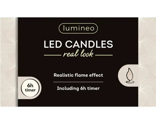 Emerald LED Realistic Wick Dinner Candles – Warm White, 42.5cm (Set of 2) - Image 3