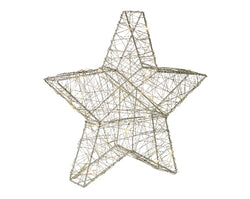 Micro LED Star Wire Steady BO – Indoor  H.30cm Battery Operated