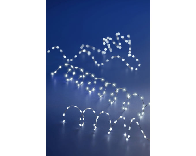 100 LED Extra Dense Micro Lights – Cool White – 1.59m - Image 4