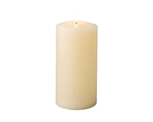 LED Wick Church Candle – Indoor Cream dia10cm x H.22.5cm Battery Operated