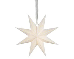 LED Paper Star – Warm White, Battery Operated 38cm