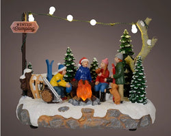 LED Scenery – Campfire Scene  (Indoor Use)L.12cm x W.21cm x H.14.5cm