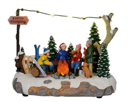 LED Scenery – Campfire Scene  (Indoor Use)L.12cm x W.21cm x H.14.5cm