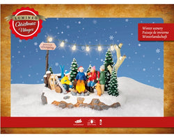 LED Scenery – Campfire Scene  (Indoor Use)L.12cm x W.21cm x H.14.5cm