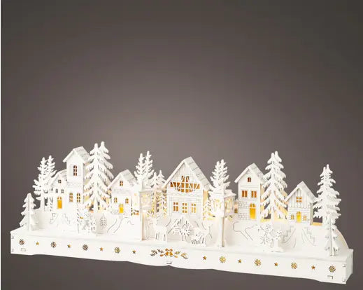 LED scenery plywood steady BO indoor fsc 100%, White/warm white, L.6cm x W.45cm x H.15cm - Image 1