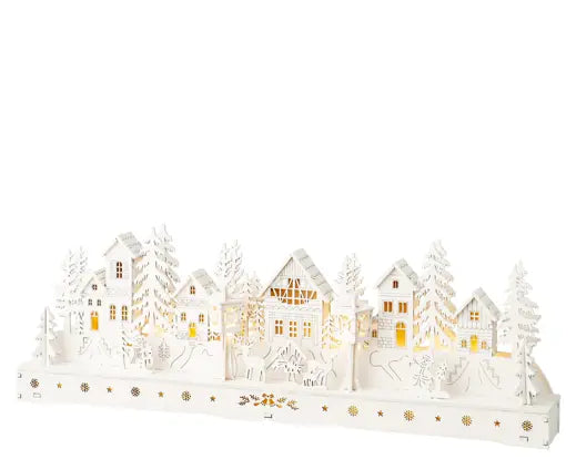 LED scenery plywood steady BO indoor fsc 100%, White/warm white, L.6cm x W.45cm x H.15cm - Image 2