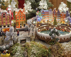 Village LED street lamp pack of 4, energy-efficient outdoor lighting by Keans Claremorris