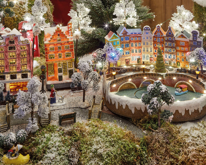 Village LED street lamp pack of 4, energy-efficient outdoor lighting by Keans Claremorris