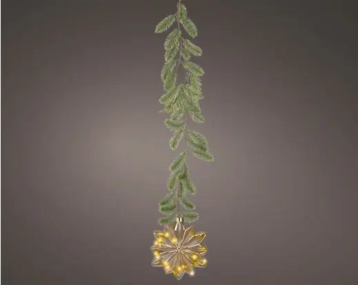 Micro LED ornament glass flower steady BO indoor - Image 1