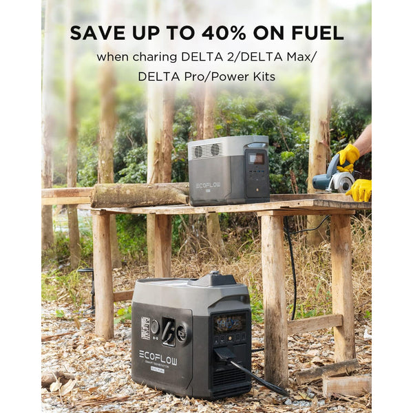Ecoflow Smart Generator Dual Fuel ZDG200-UK portable power solution available at Keans Claremorris store.