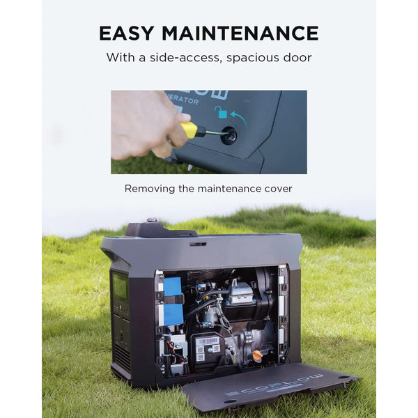 Ecoflow Smart Generator Dual Fuel ZDG200-UK portable power solution, reliable energy backup - Keans Claremorris