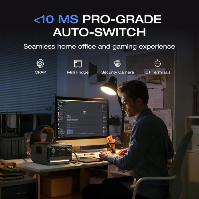 Ecoflow River 3 Plus 286Wh Portable Power Station Backup Battery | Compact, Lightweight | Keans Claremorris