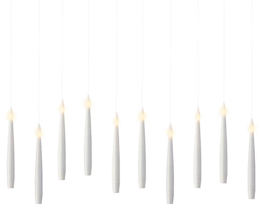LED Candle Lights – Set of 10 (Warm White, 15cm) - Image 2