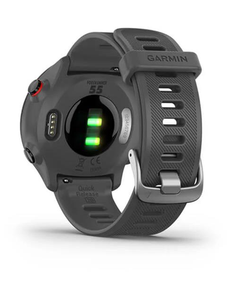 Garmin Forerunner 55 Music GPS smartwatch in Monterra Grey, fitness tracking, music storage - Keans Claremorris