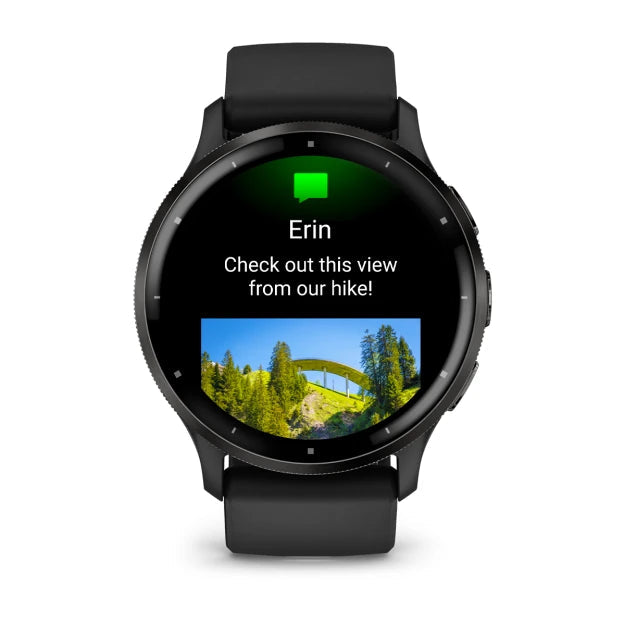 Garmin Venu 3 Smartwatch Slate with AMOLED display and health tracking, available at Keans Claremorris.
