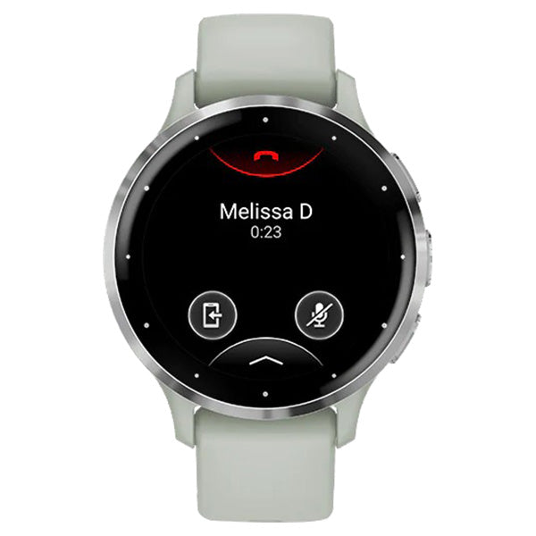 Garmin Venu 3 S Silver Smartwatch with GPS and health tracking, available at Keans Claremorris