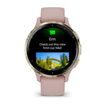 Load image into Gallery viewer, Garmin Venu 3 S Smartwatch  Soft Gold- Rose Case | 49-GAR-010-02785-03
