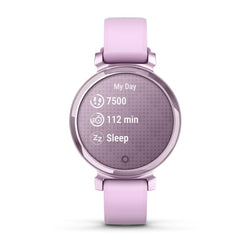 Garmin Lily 2 Sport Bluetooth Smart Watch in Metallic Lilac, sleek design, fitness tracking - Keans Claremorris