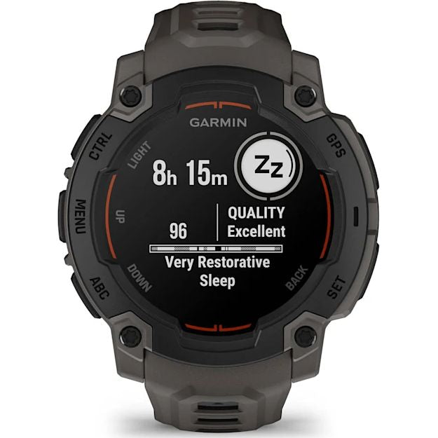 Garmin Instinct E 45mm GPS Smartwatch with durable design and GPS tracking, available at Keans Claremorris.